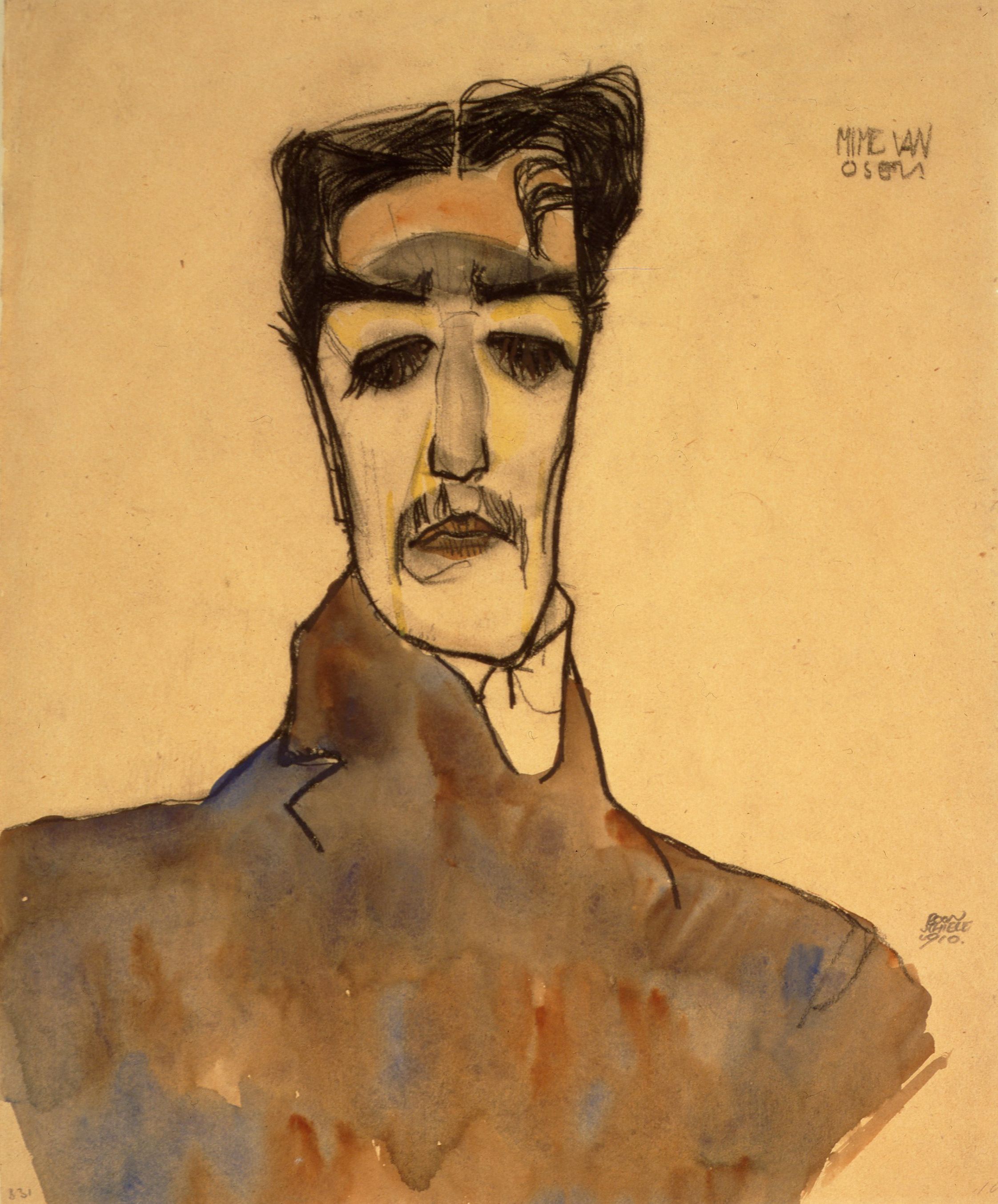 Egon Schiele Mime van Osen, 1910