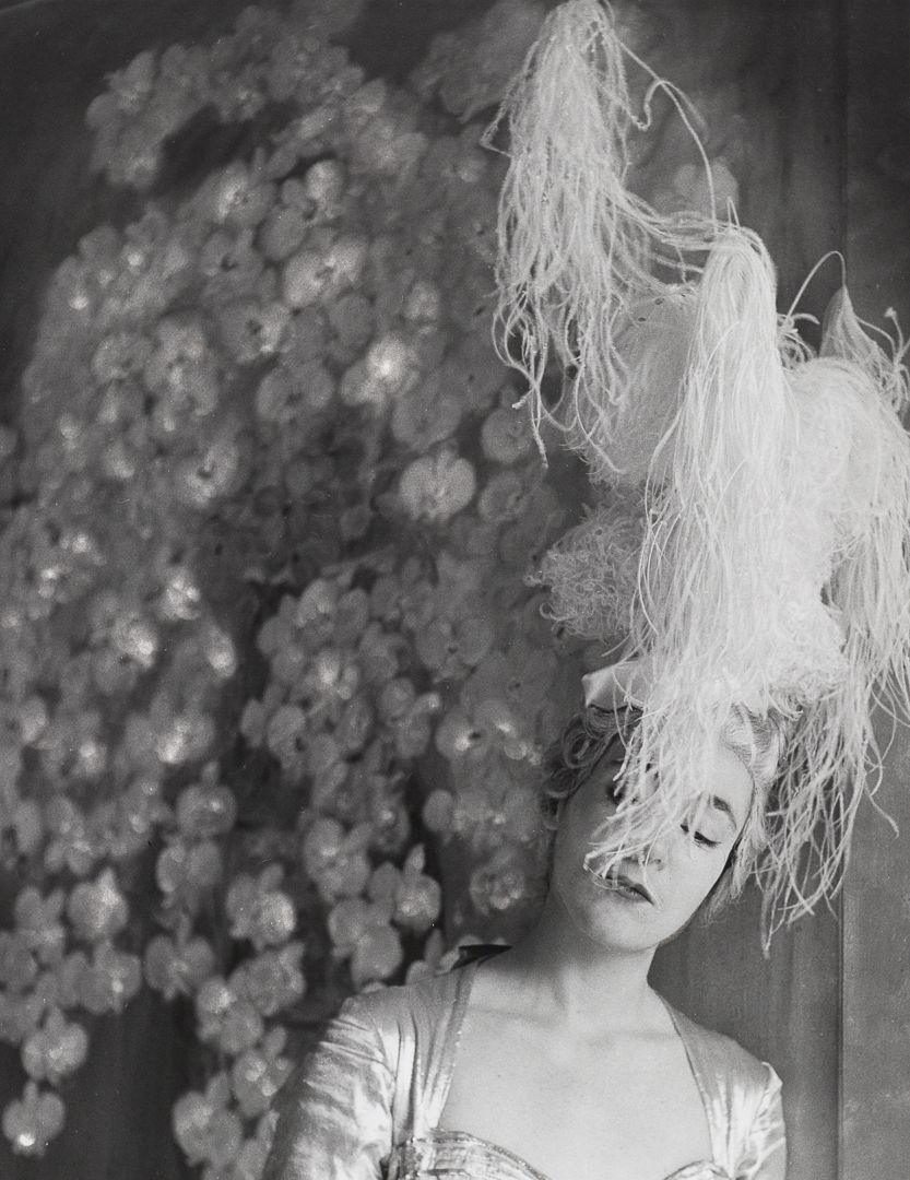 Madame d’Ora (Dora Kallmus), Elizabeth Strong-Cuevas in a Costume by Pierre Balmain for her Father’s Party, 1953