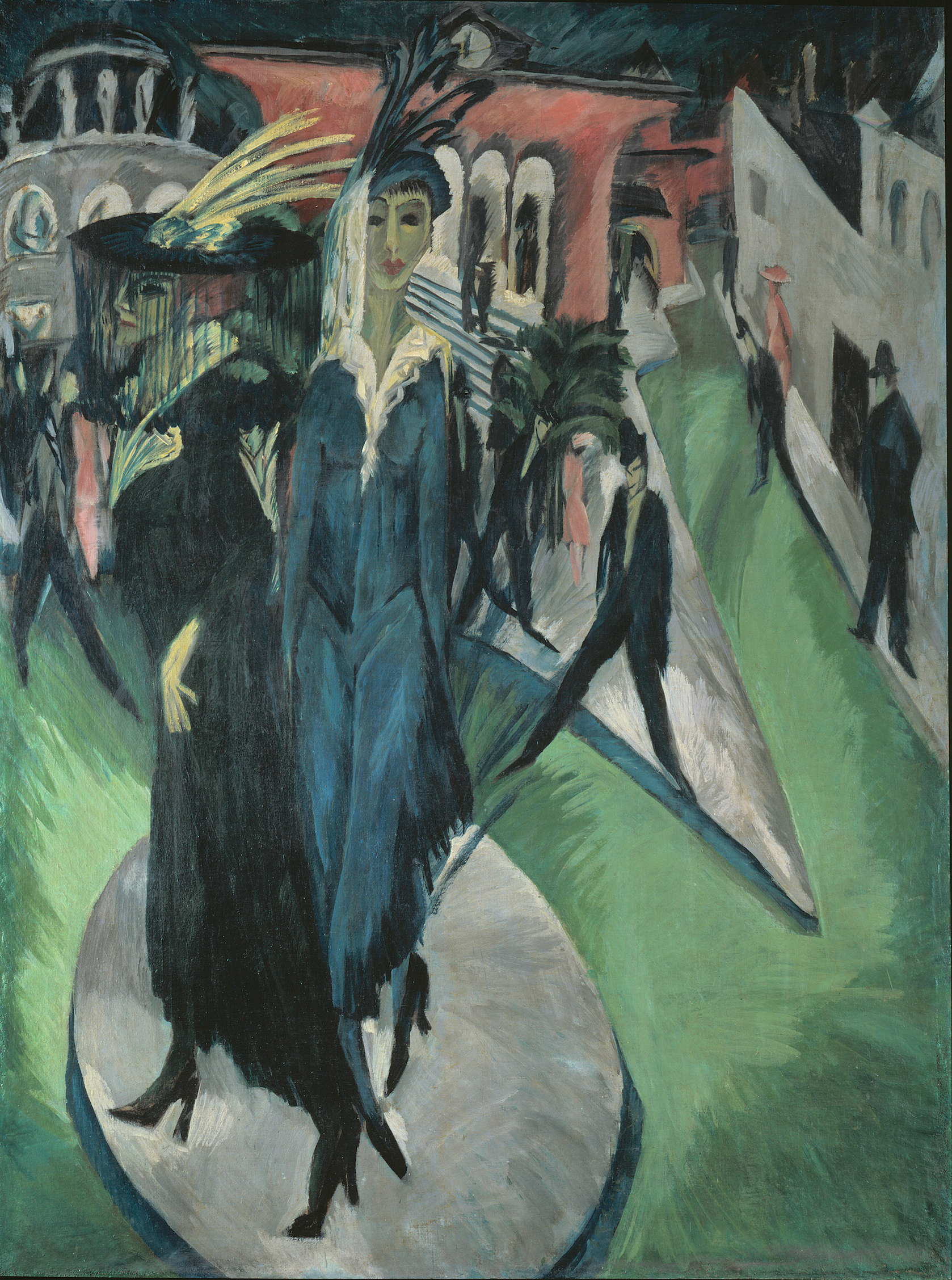 Ernst Ludwig Kirchner, Potsdamer Platz (1914), Oil on canvas