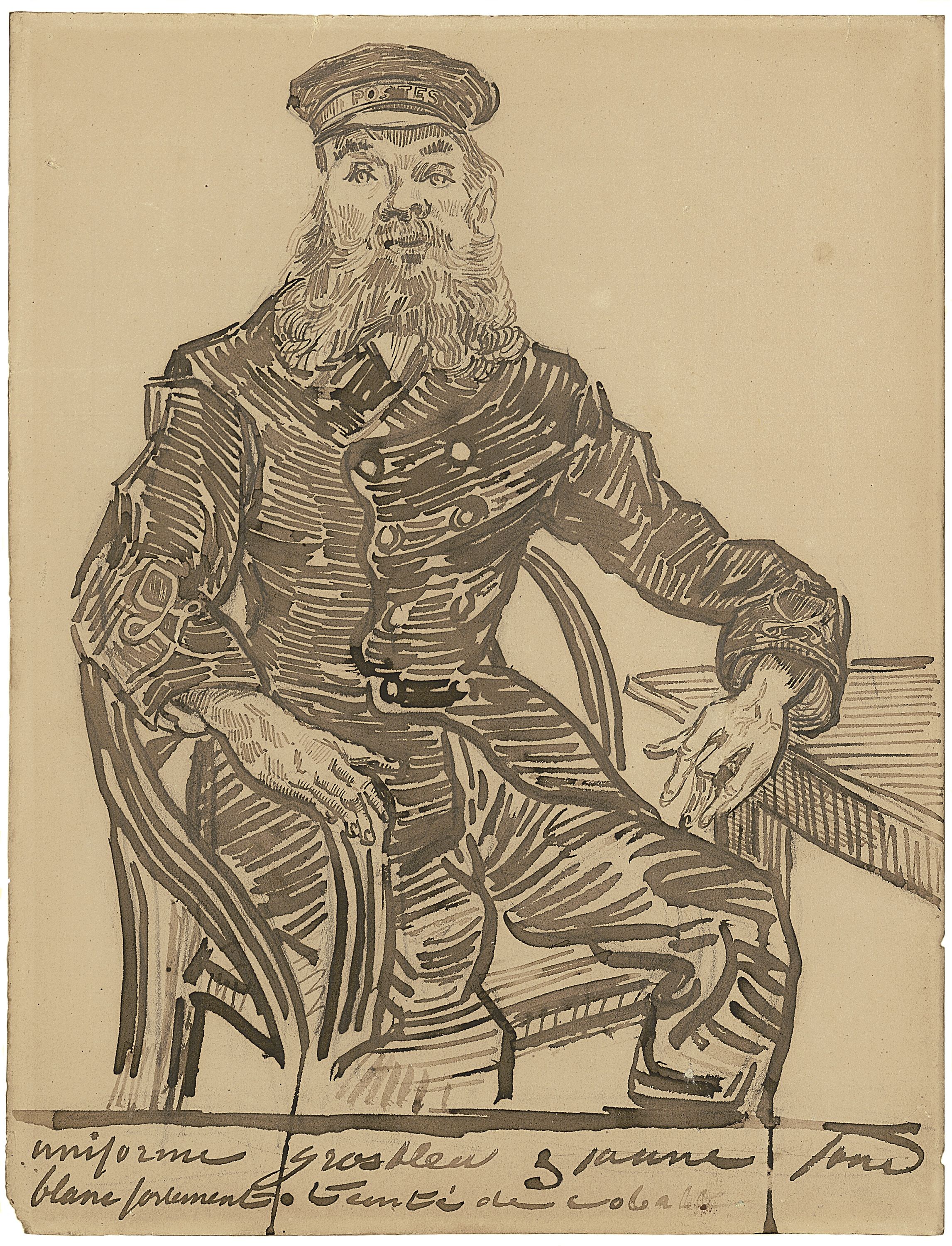 Vincent van Gogh Portrait of Joseph Roulin, 1888
