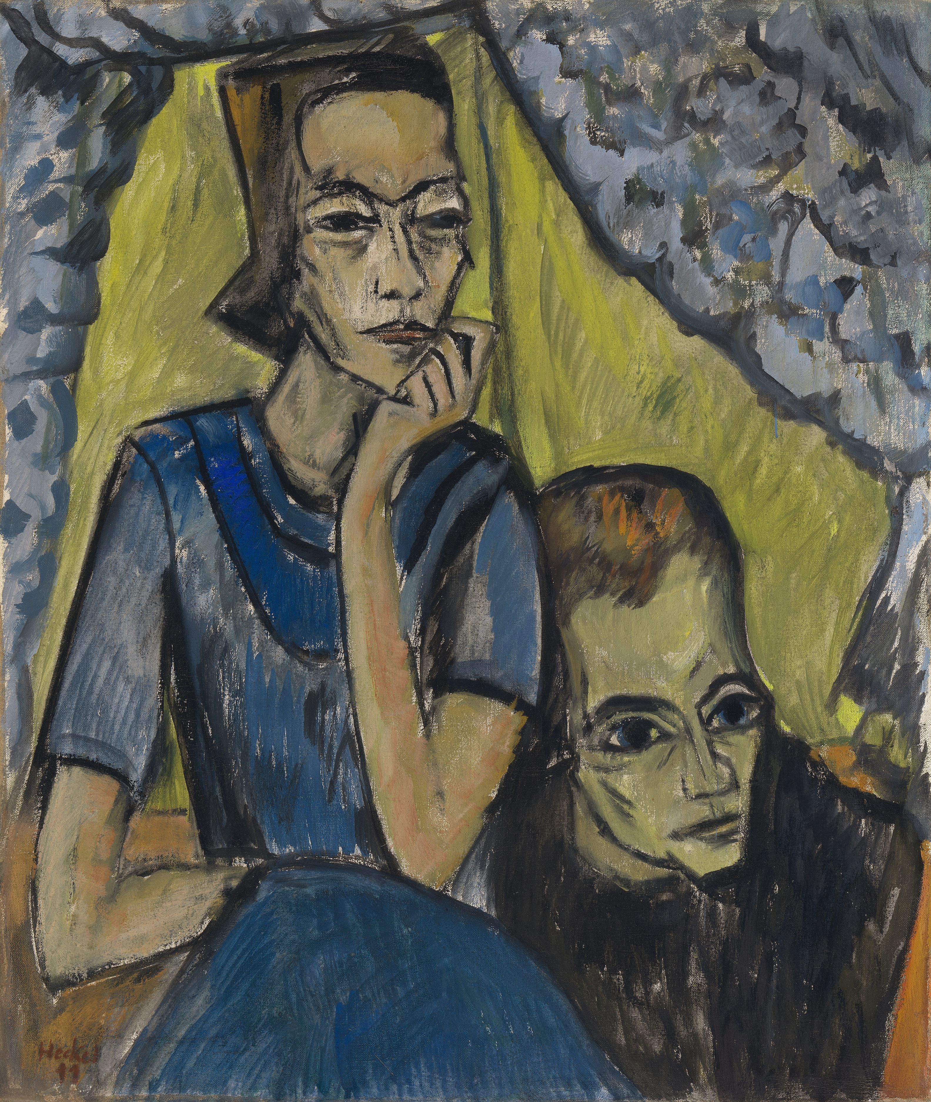 Erich Heckel (1883-1970) Siblings, 1913